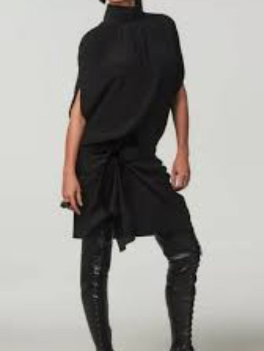 Zara x Stefano Pilati Black Ruffle Romper Size XS NWT | Women's Designer Romper - Picture 5 of 11
